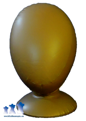 Unisex Head, Inflatable Dark Tan
